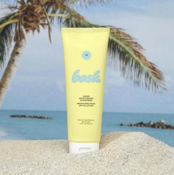 Bask Sheer Vegan Moisturizing Sunscreen SPF 30, NIB - Picture 4 of 5